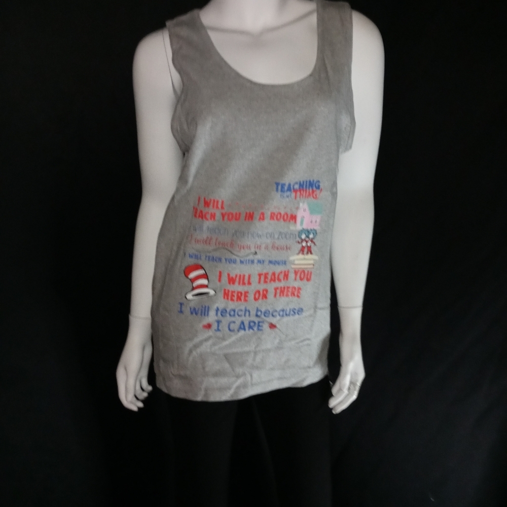 💜Teaching Is My Thang💜 Women's Printed Tank